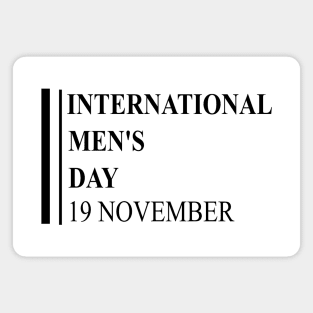 International Men's Day Magnet